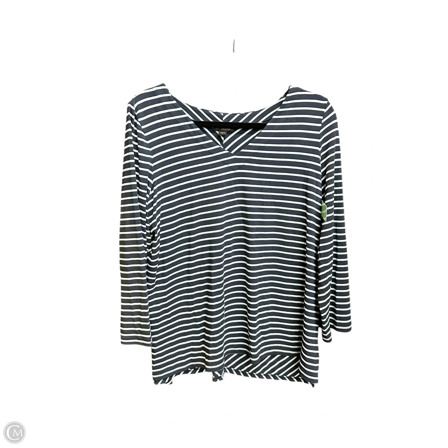 Top Long Sleeve By J. Jill In Striped Pattern, Size: M