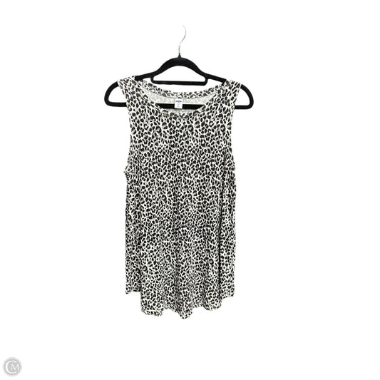 Top Sleeveless By Old Navy In Animal Print, Size: S
