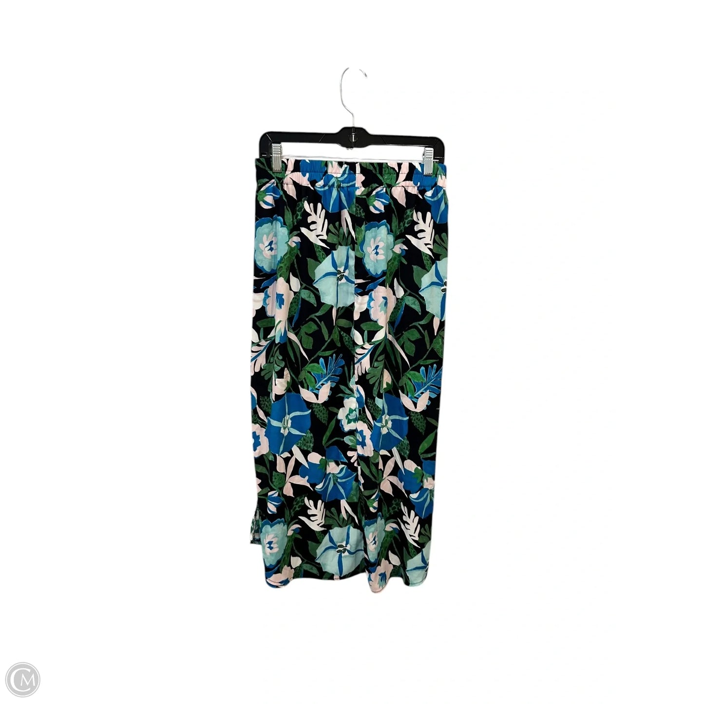 Skirt Midi By Loft In Floral Print, Size: 4