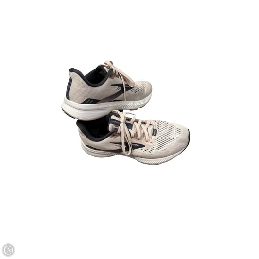 Shoes Athletic By Brooks In Blue & Cream, Size: 6.5