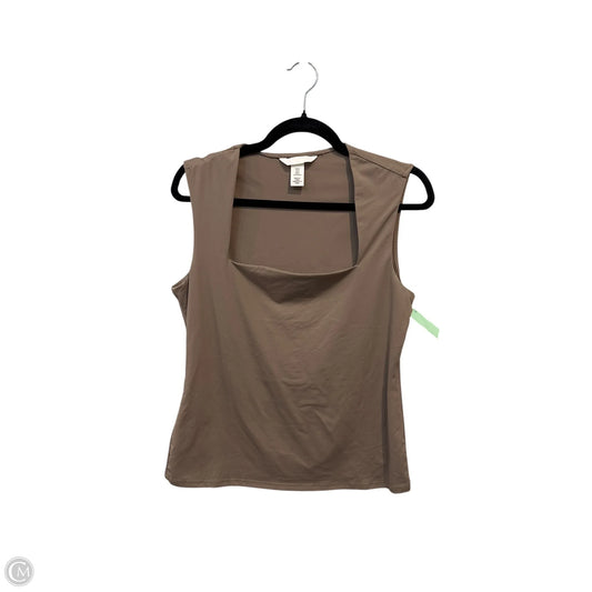 Top Sleeveless By H&m In Brown, Size: M