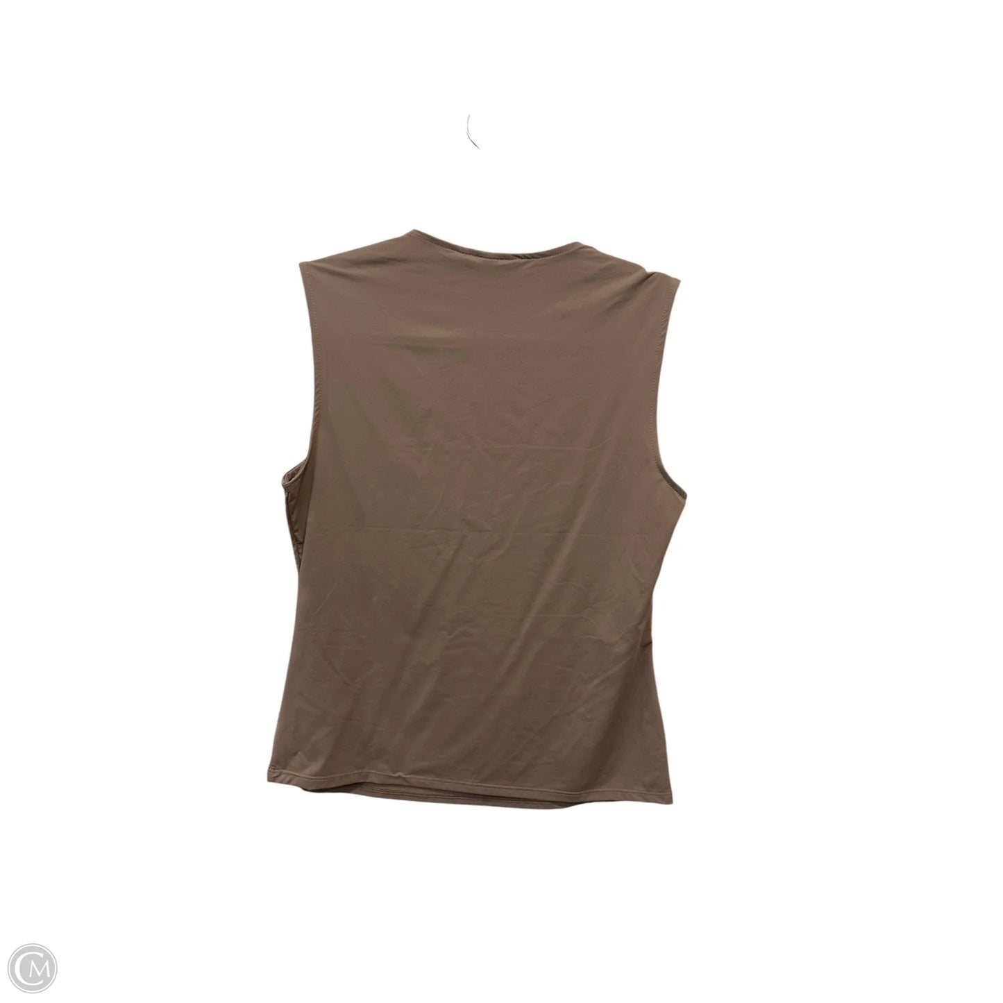 Top Sleeveless By H&m In Brown, Size: M