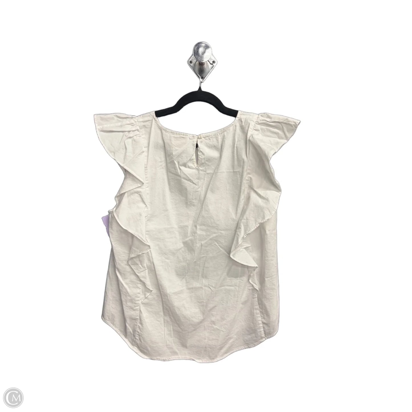 Top Sleeveless By Alex Marie In White, Size: Xl
