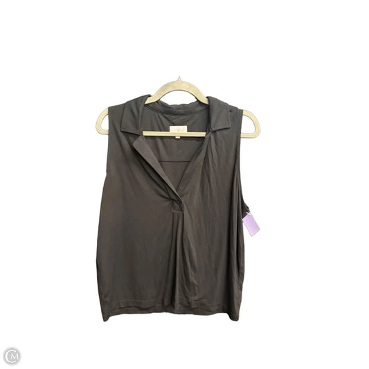 Top Sleeveless By Lou And Grey In Black, Size: L