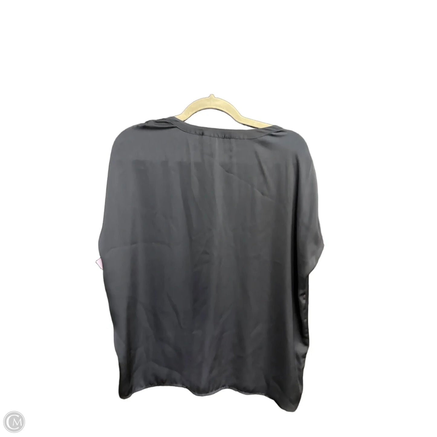 Top Short Sleeve By Loft In Black, Size: M