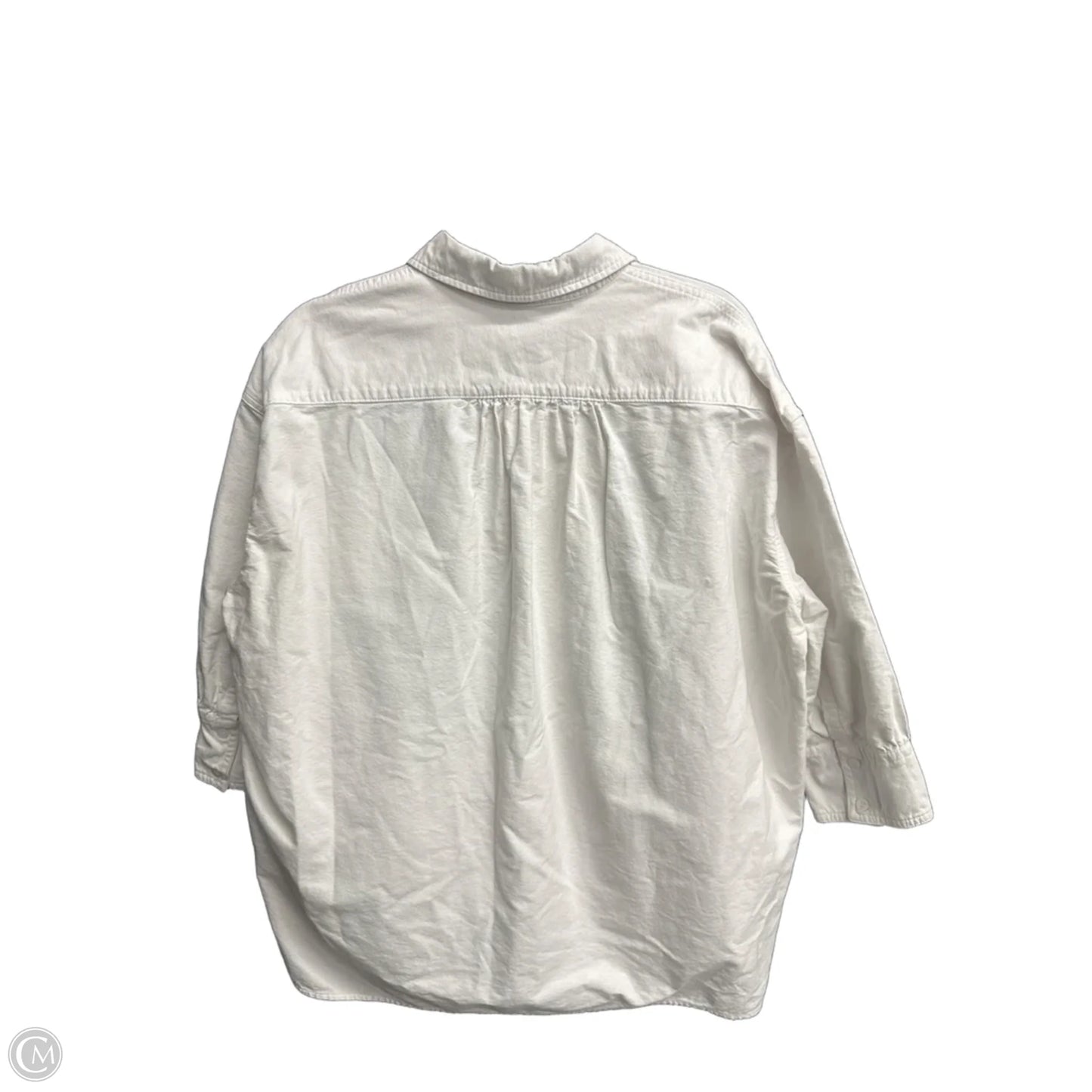 Top 3/4 Sleeve By Pomander Place In White, Size: L
