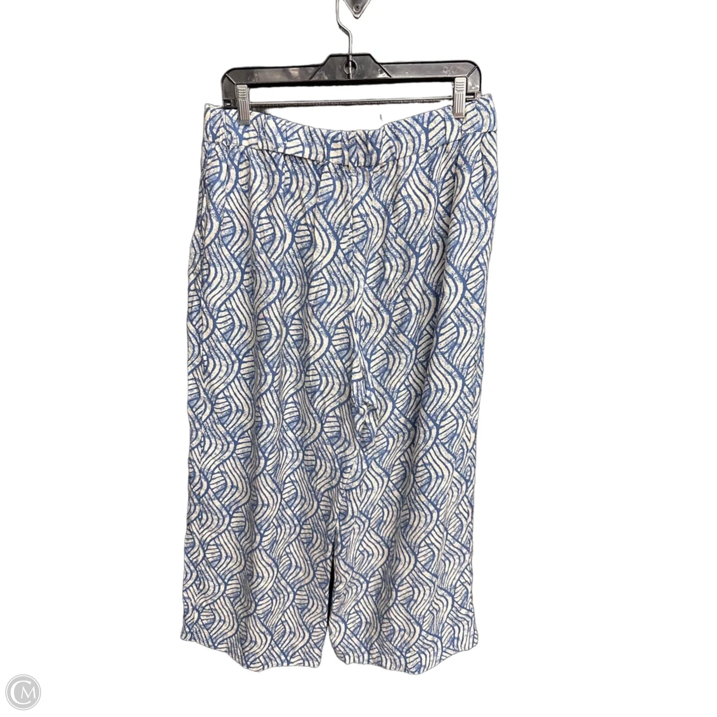 Pants Dress By Jules & Leopold In Blue & White, Size: 12