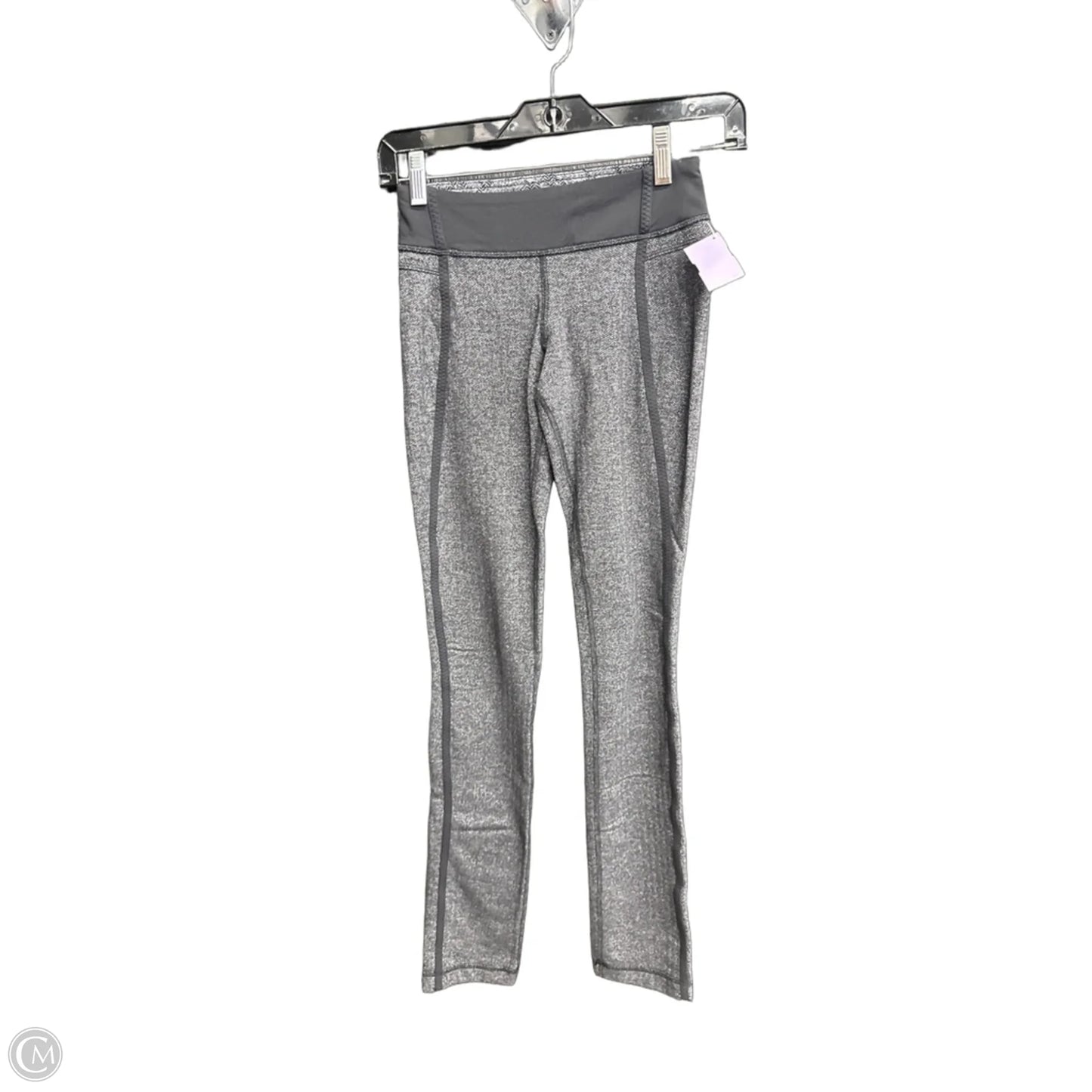 Athletic Leggings By Lululemon In Grey, Size: Xs