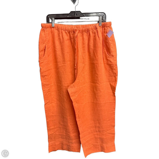 Pants Wide Leg By Flax In Orange, Size: 10