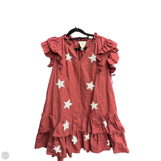 Dress Casual Short By Fantastic Fawn In Maroon, Size: S