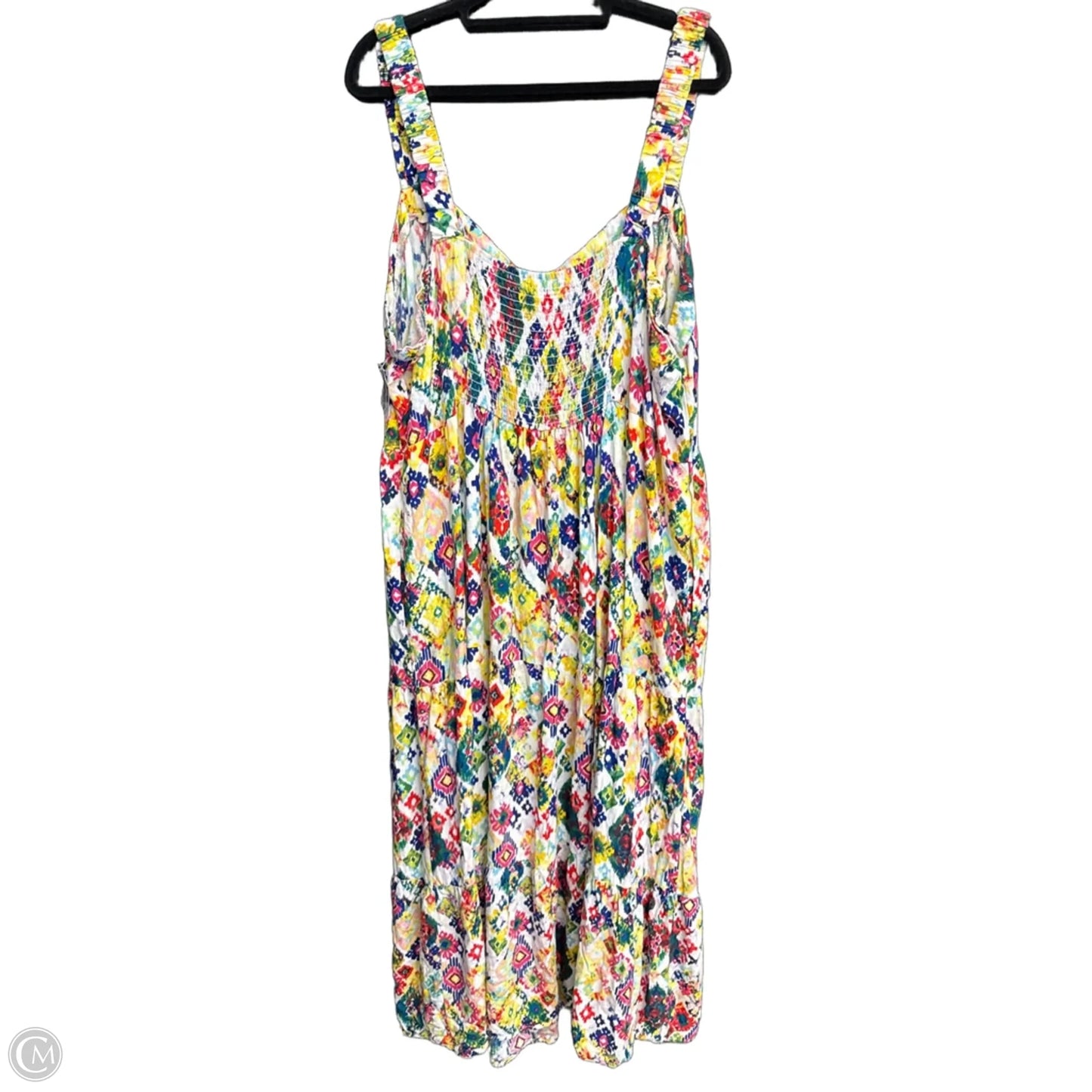 Dress Casual Midi By Terra & Sky In Floral Print, Size: 3x