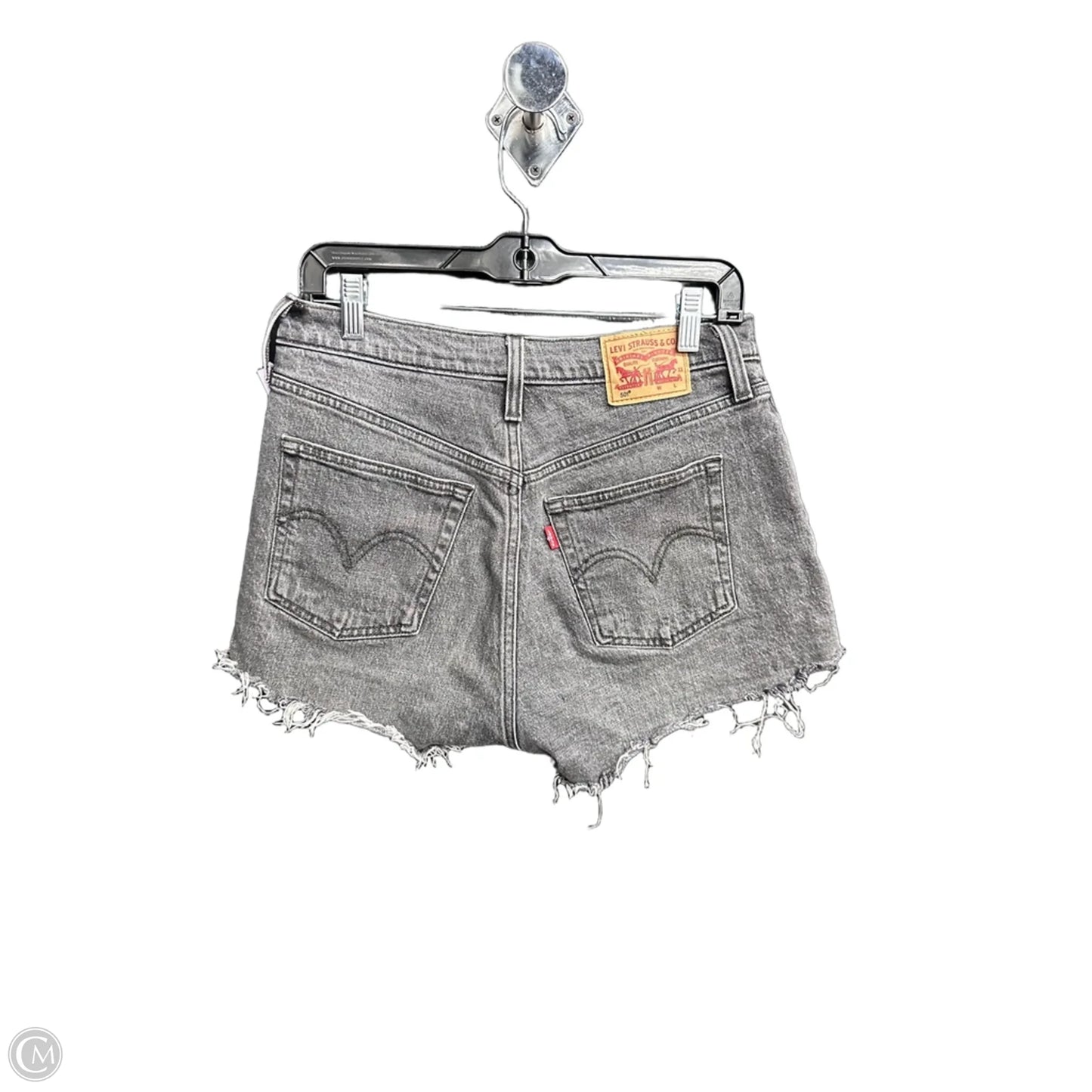 Shorts By Levis In Black Denim, Size: 6