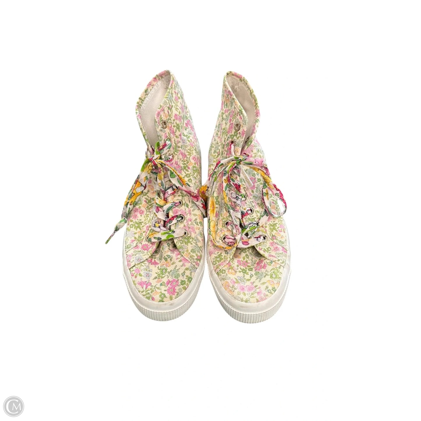 Shoes Sneakers By Superga In Floral Print, Size: 8
