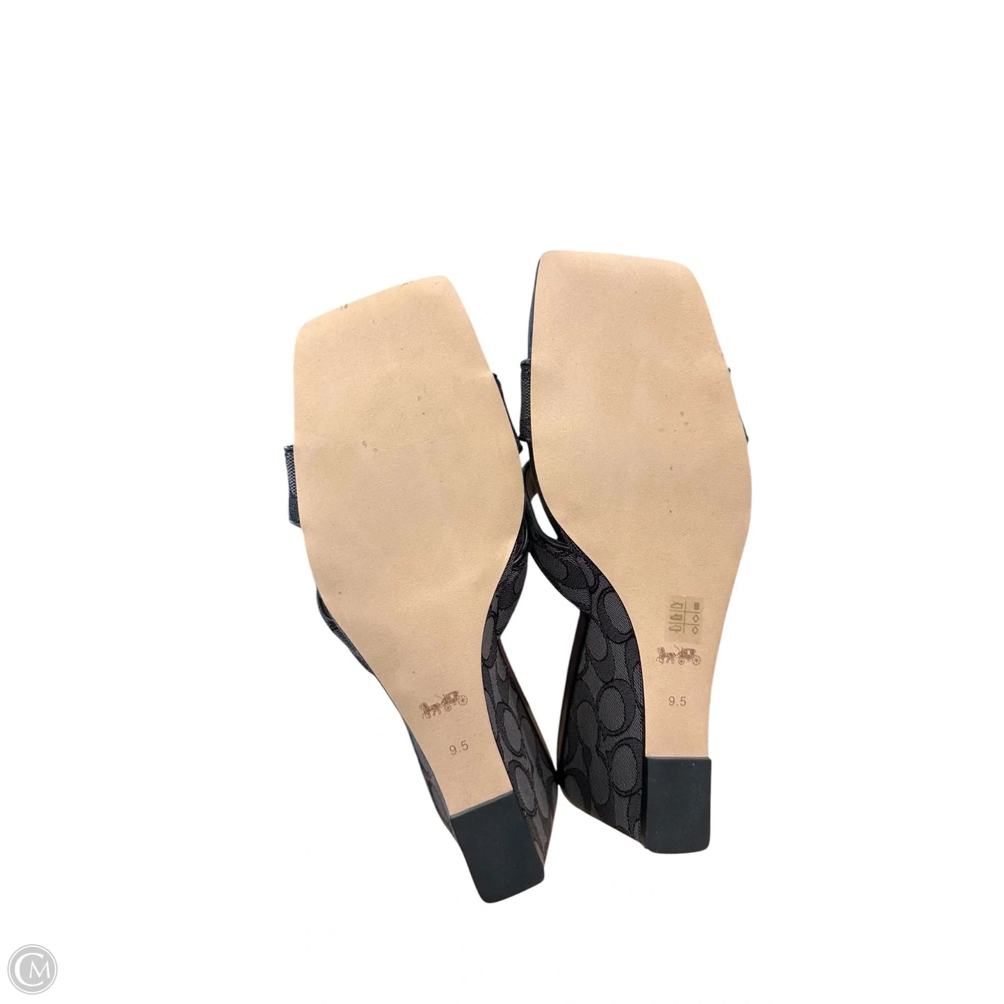 Shoes Designer By Coach In Black, Size: 9.5