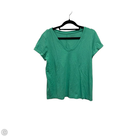 Top Short Sleeve By Max Studio In Green, Size: S