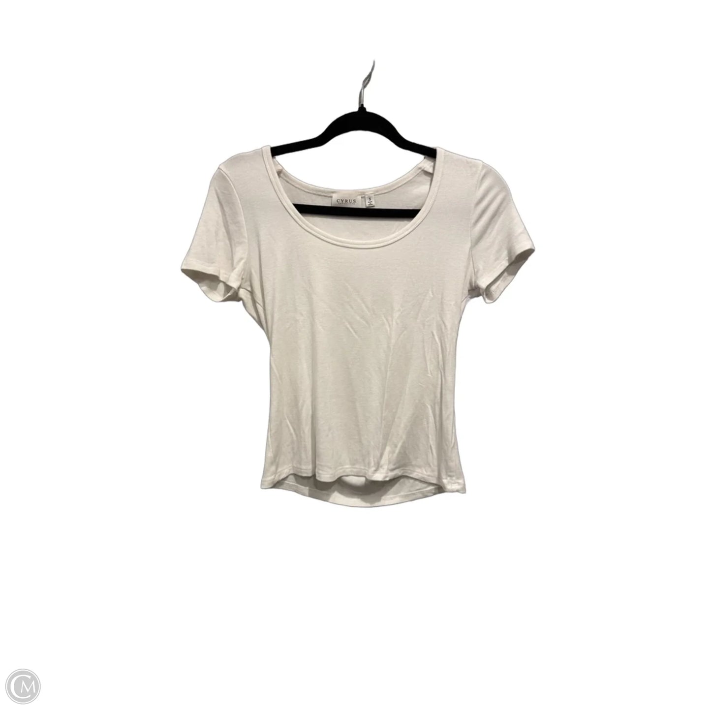Top Short Sleeve By Cyrus In White, Size: S