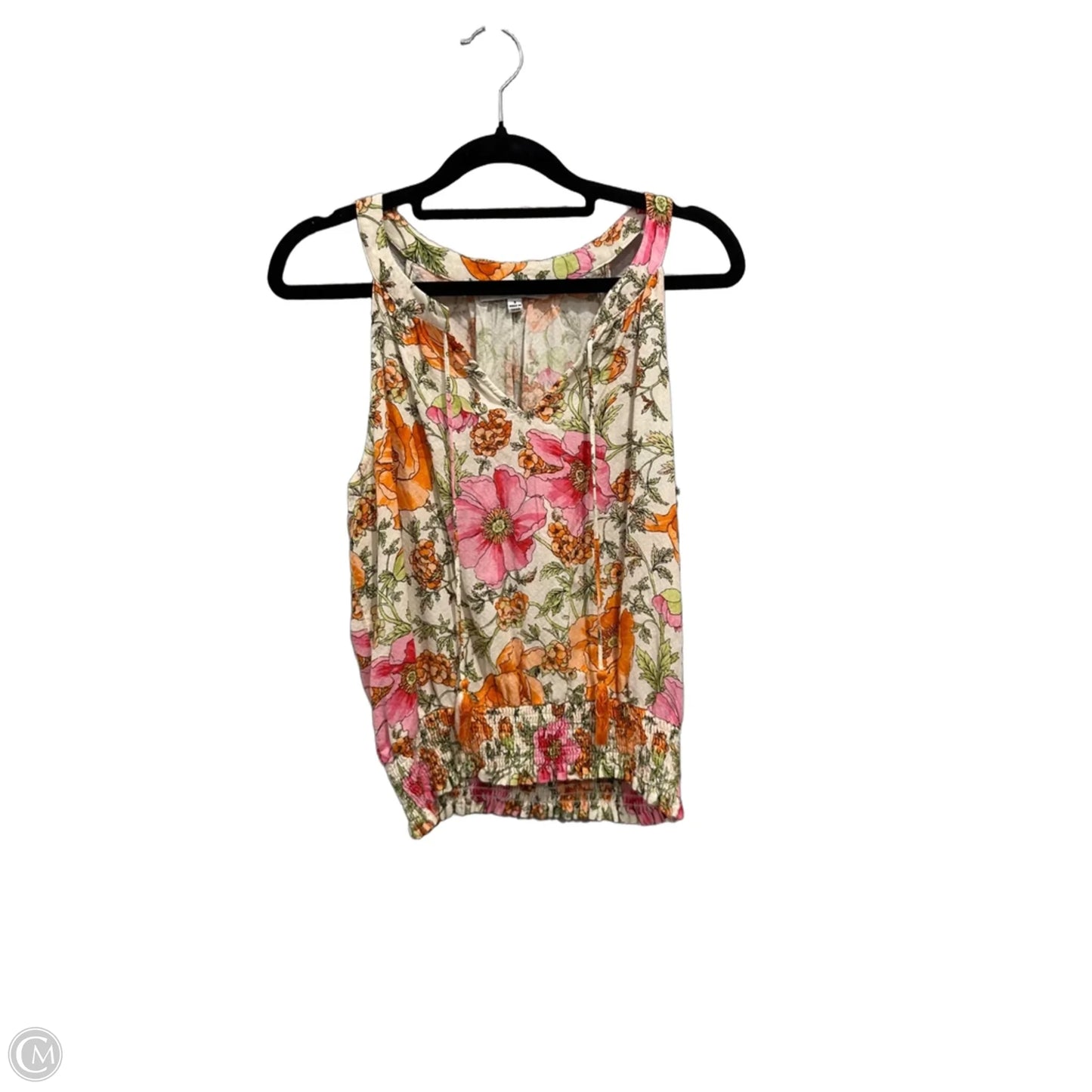Top Sleeveless By Rose And Olive In Floral Print, Size: S