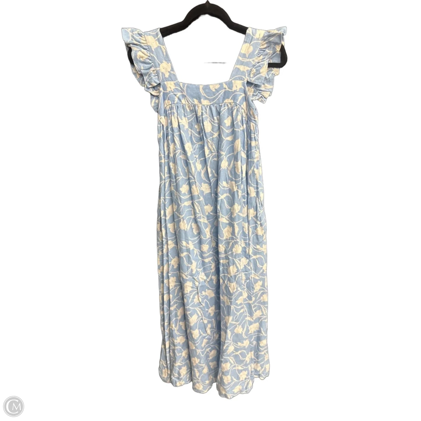 Dress Casual Maxi By A New Day In Blue & White, Size: Xs
