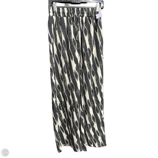 Pants Wide Leg By Entro In Black & Cream, Size: 6