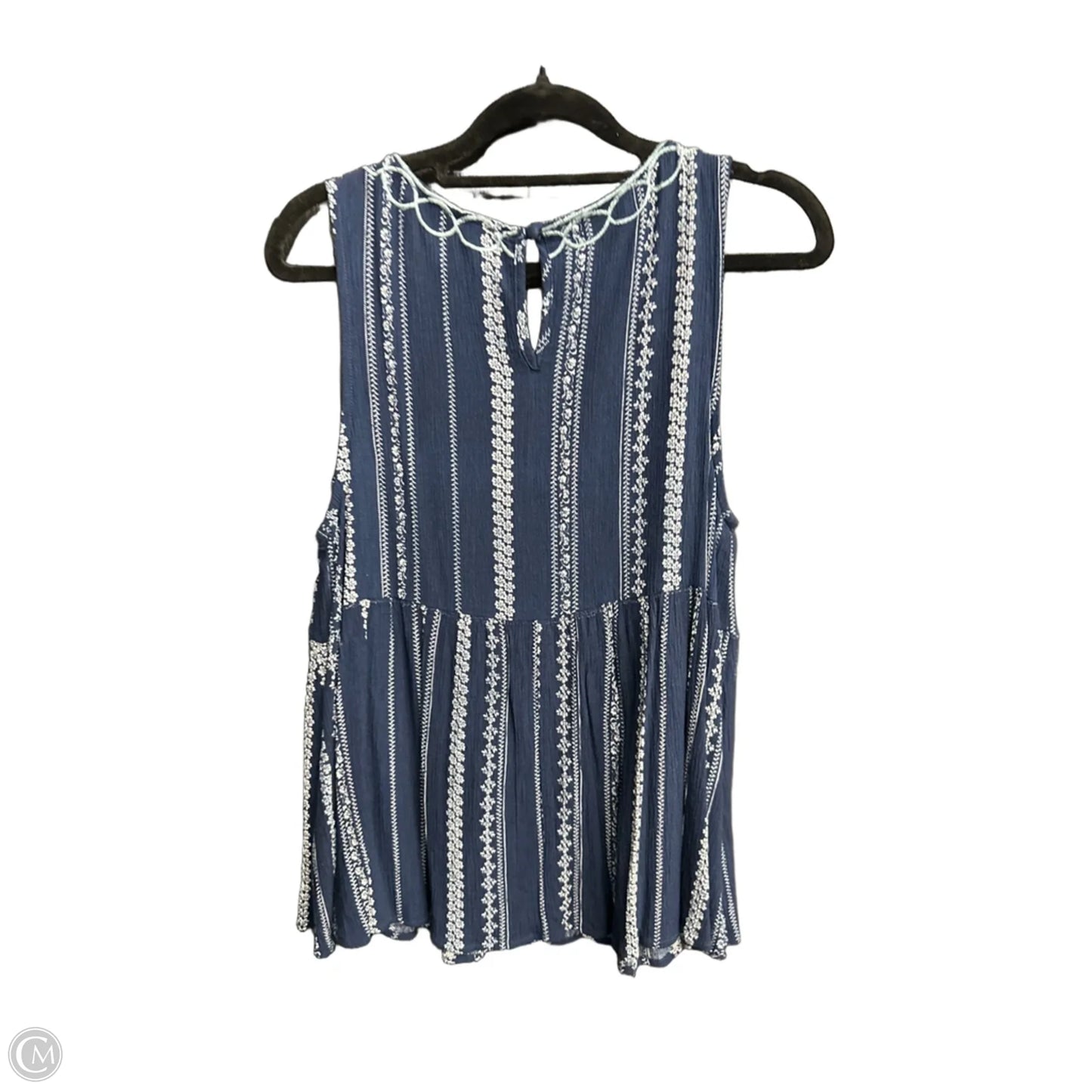 Top Sleeveless By Savanna Jane In Floral Print, Size: M