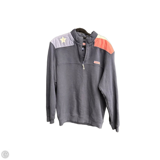 Sweatshirt Collar By Vineyard Vines In Navy, Size: S