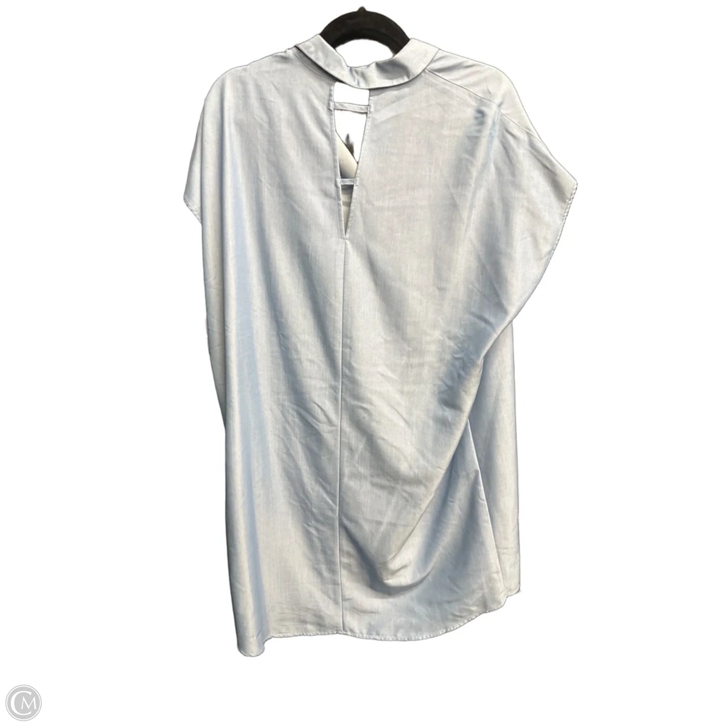 Dress Casual Short By Zara Basic In Blue Denim, Size: S
