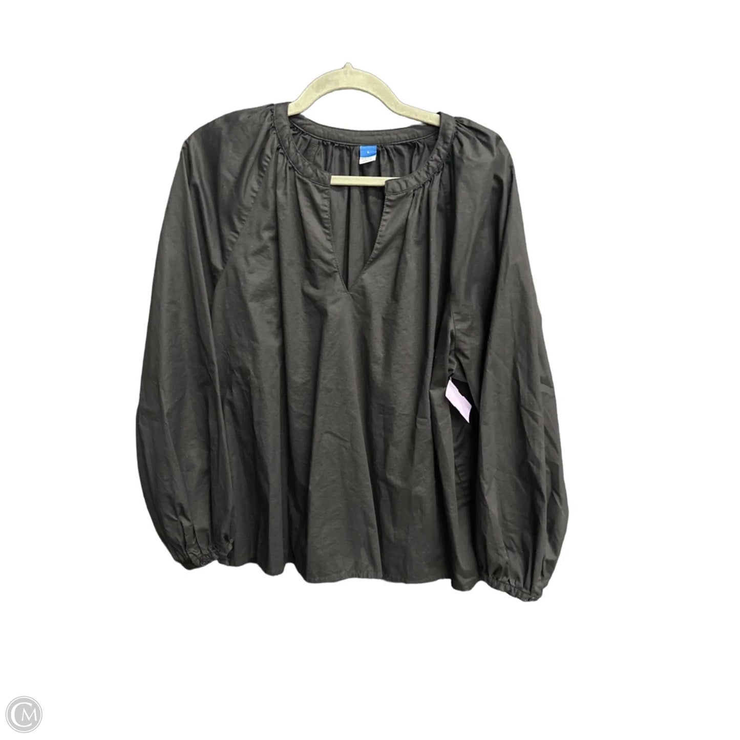 Top Long Sleeve By Old Navy In Black, Size: L