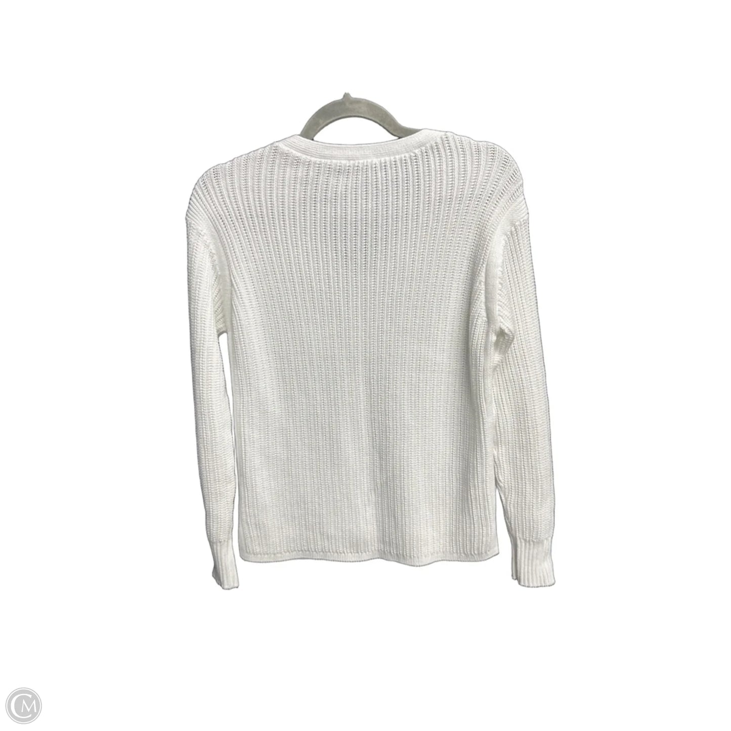 Sweater By Talbots In White, Size: S