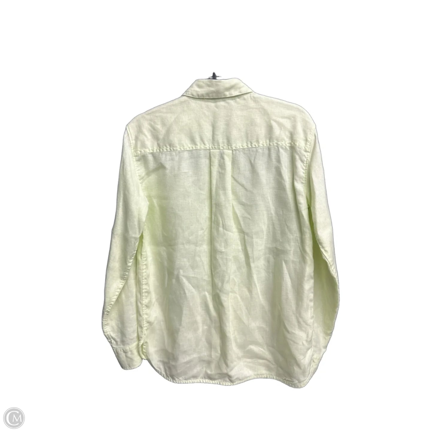Top Long Sleeve By Athleta In Yellow, Size: Xs