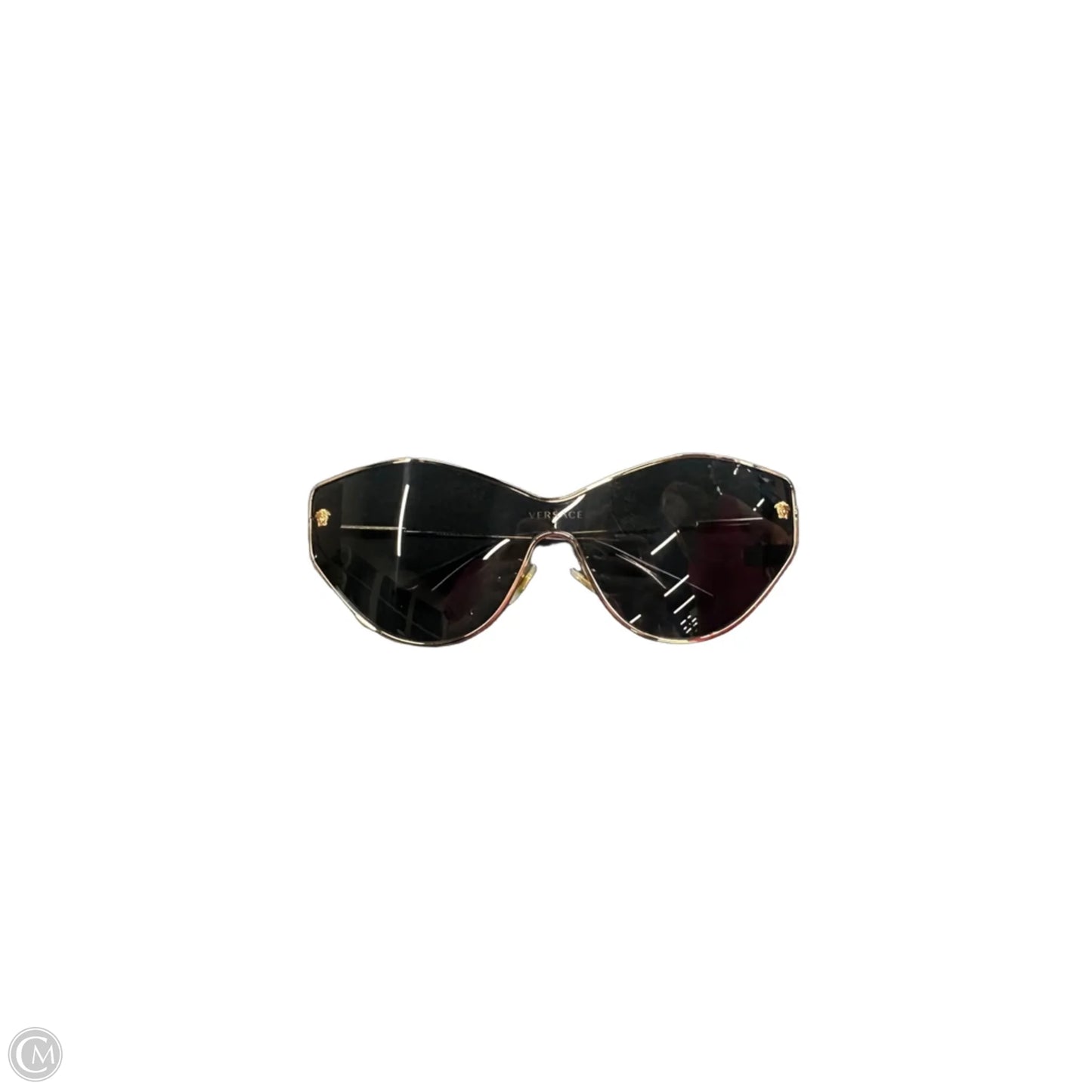 Sunglasses Luxury Designer By Versace, Size: