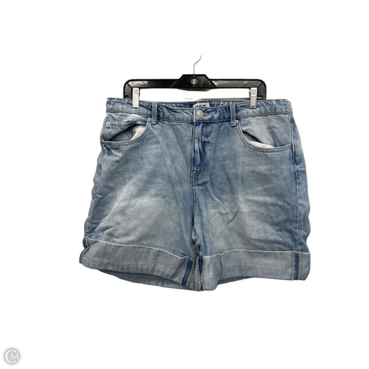 Shorts By Future Collective In Blue Denim, Size: 14