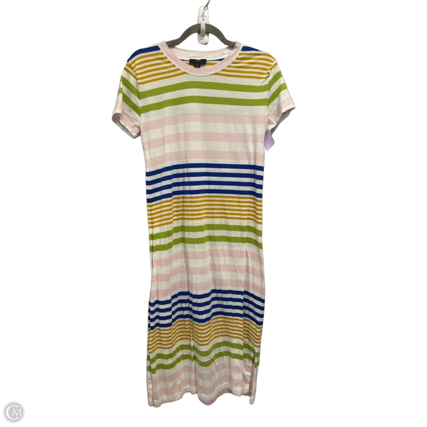 Dress Casual Maxi By J. Crew In Striped Pattern, Size: S