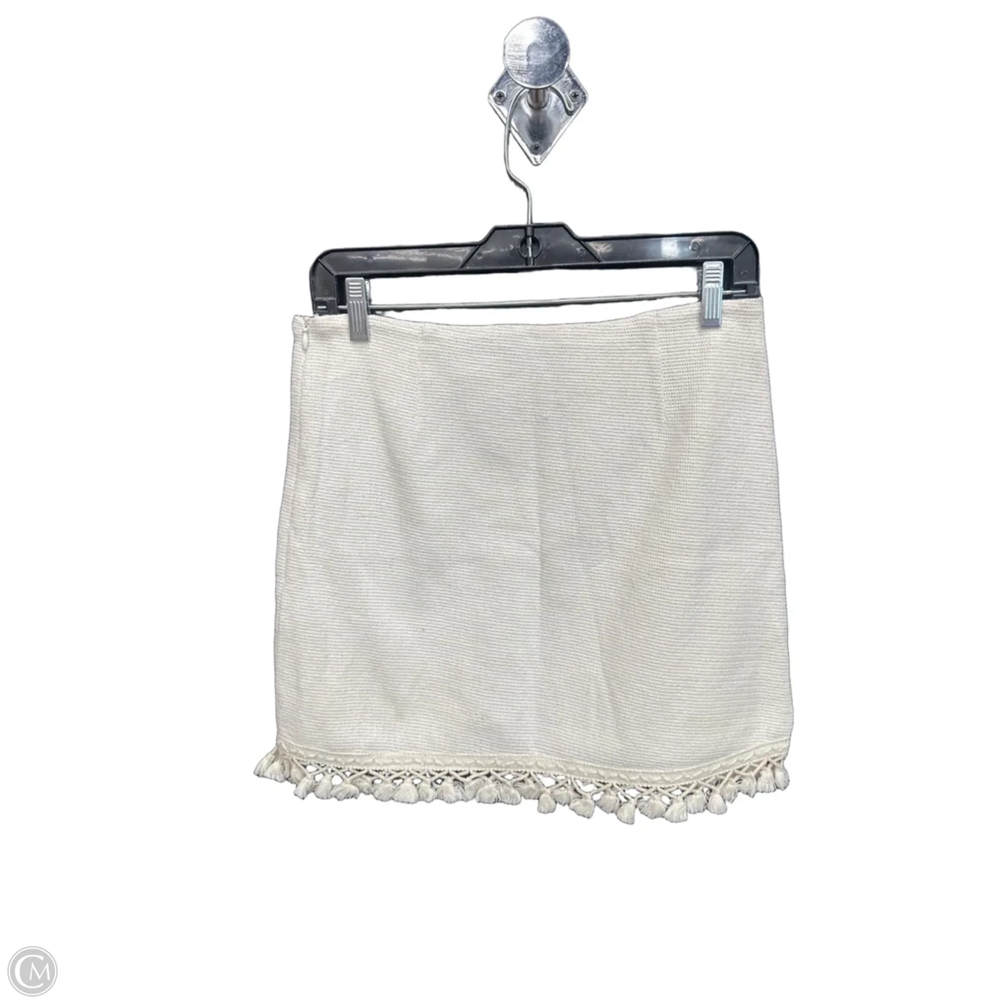 Skirt Mini & Short By Moon River In Cream, Size: 8