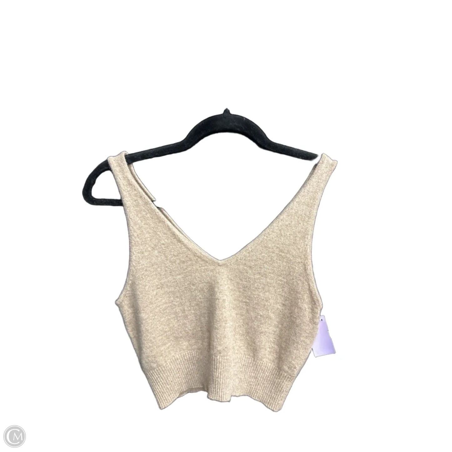 Top Sleeveless By Quince In Brown, Size: M