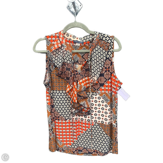 Top Sleeveless By Tommy Hilfiger In Multi-colored, Size: M