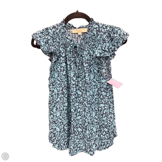 Top Sleeveless By Loft In Blue, Size: S