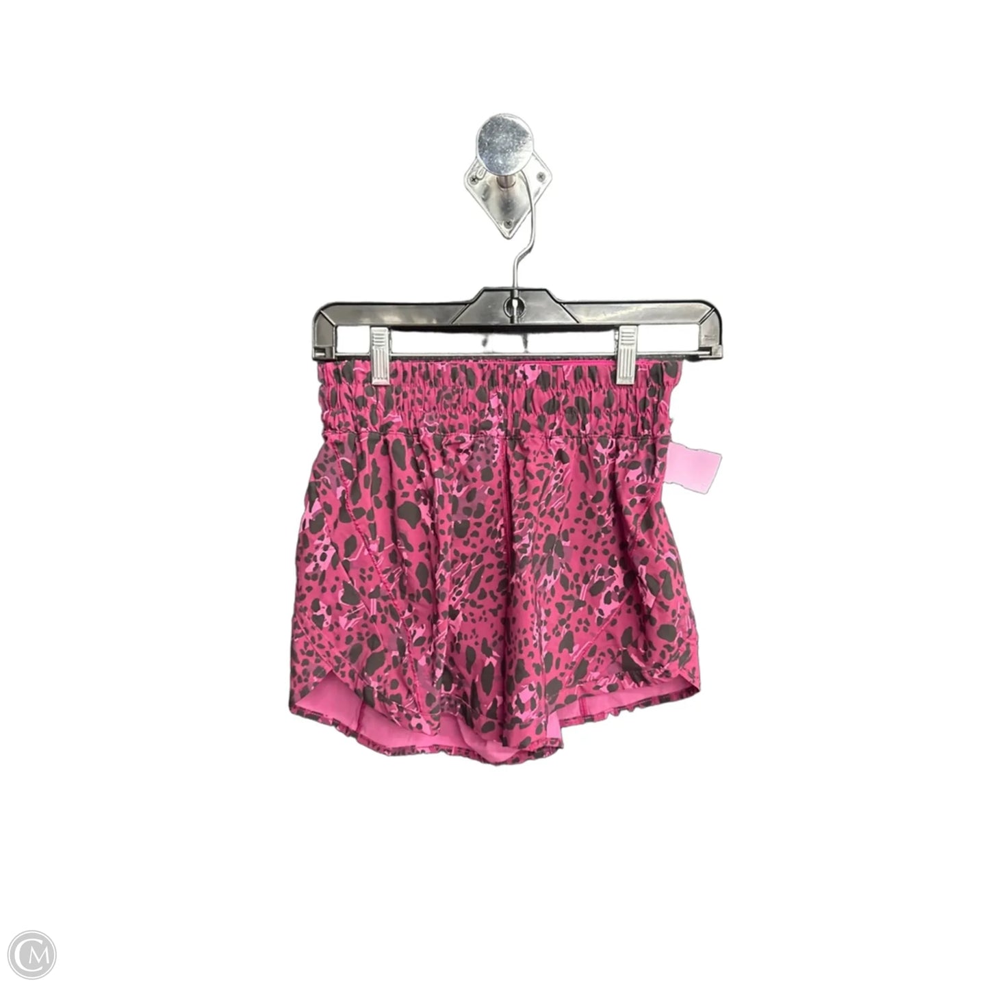 Athletic Shorts By Lululemon In Leopard Print, Size: S
