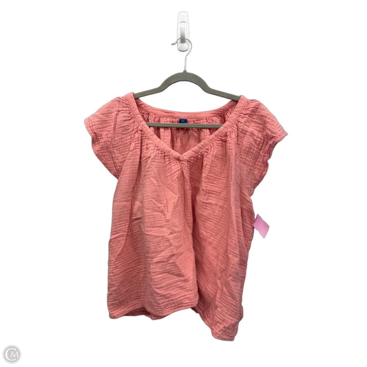 Top Sleeveless By Old Navy In Peach, Size: 2x