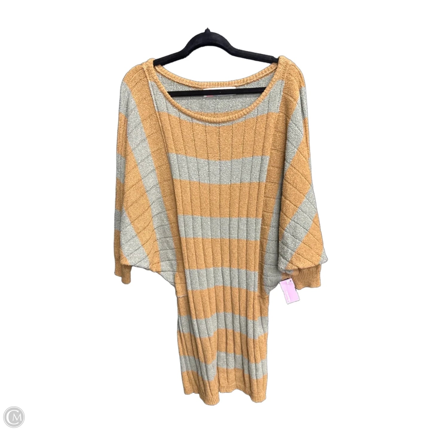 Dress Sweater By Free People In Brown & Green, Size: Xs
