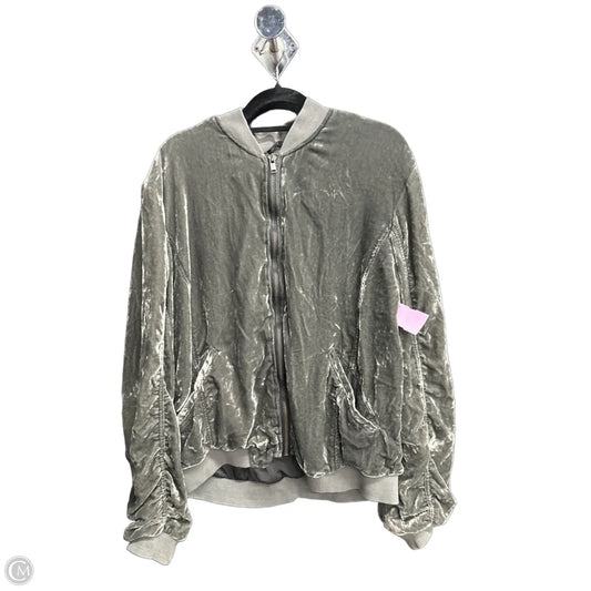 Jacket Puffer & Quilted By Free People In Grey, Size: M
