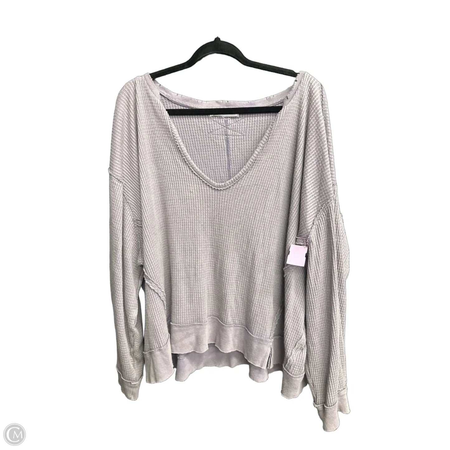 Top Long Sleeve By We The Free In Purple, Size: M