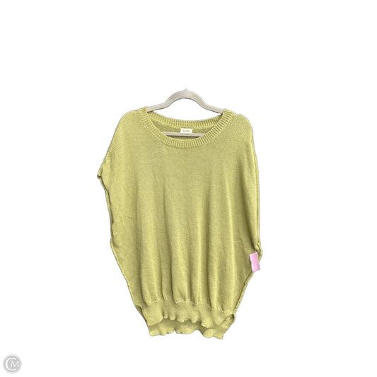 Sweater Short Sleeve By La Miel In Green, Size: L