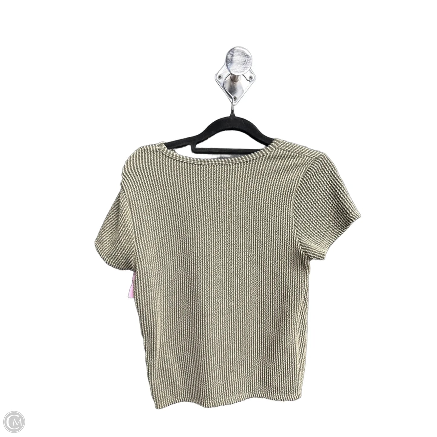 Top Short Sleeve By Moa Moa In Green, Size: L