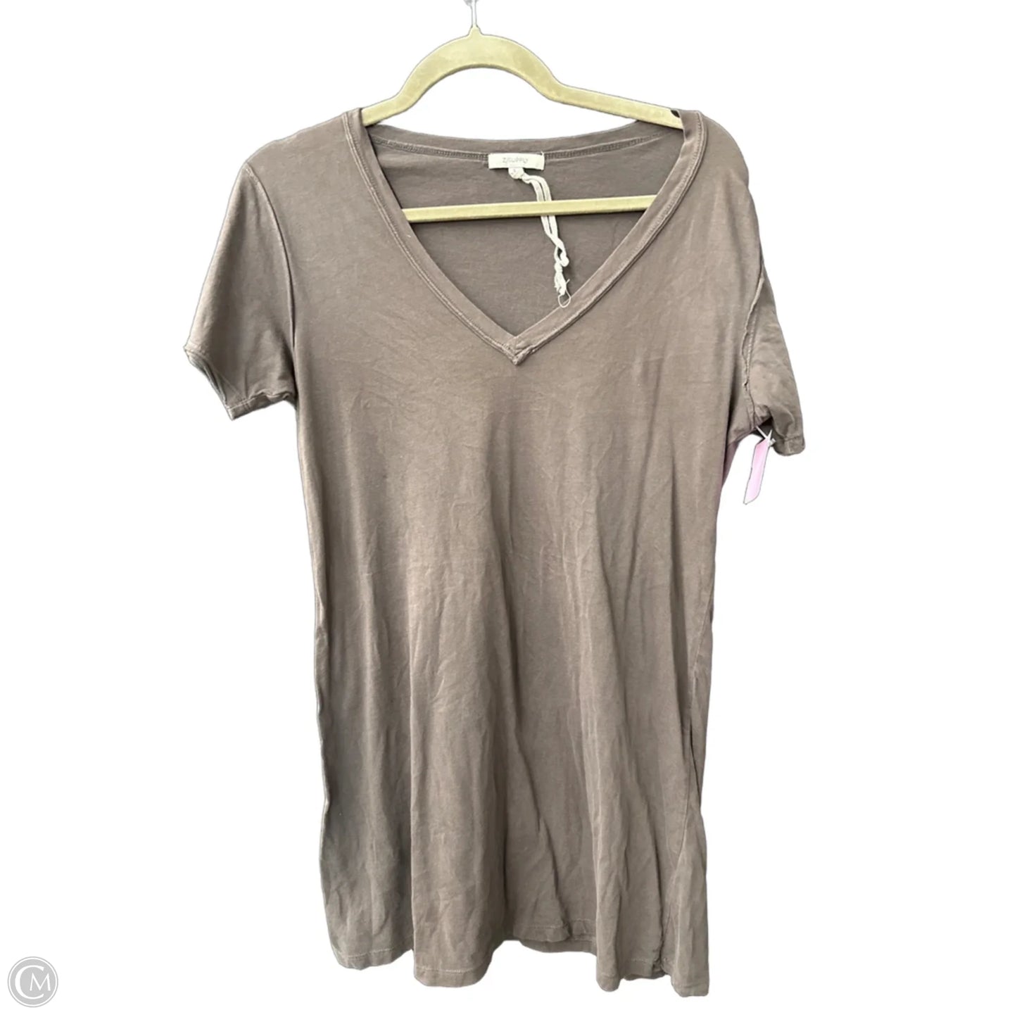 Tunic Short Sleeve By Z Supply In Brown, Size: S