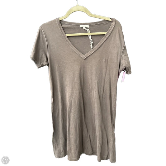 Tunic Short Sleeve By Z Supply In Brown, Size: S