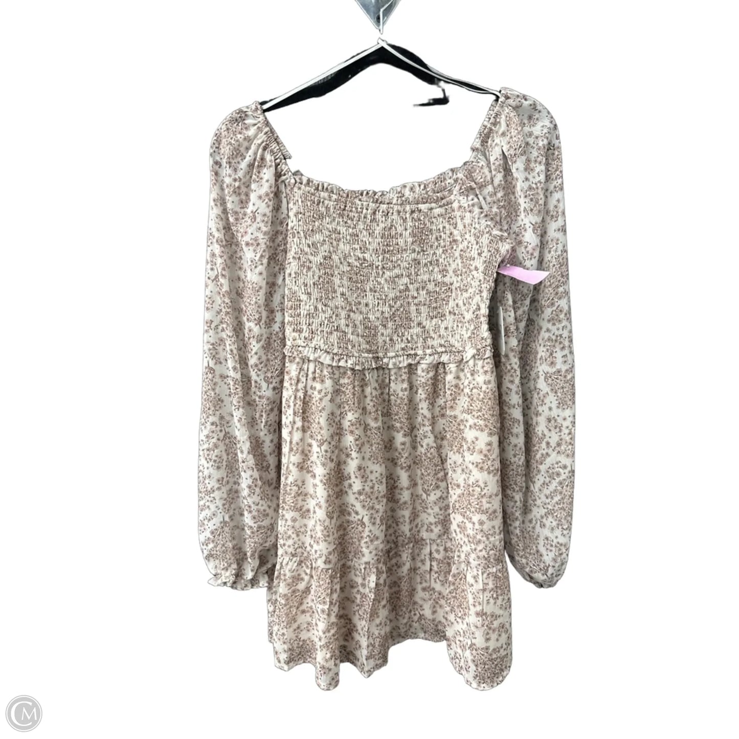 Dress Casual Short By Altard State In Brown & Cream, Size: Xs