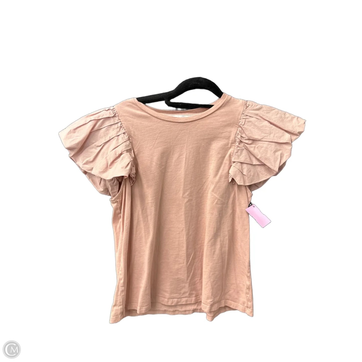 Top Short Sleeve By English Factory In Pink, Size: S