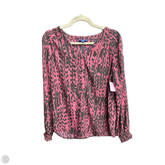 Top Long Sleeve By Apt 9 In Black & Purple, Size: M