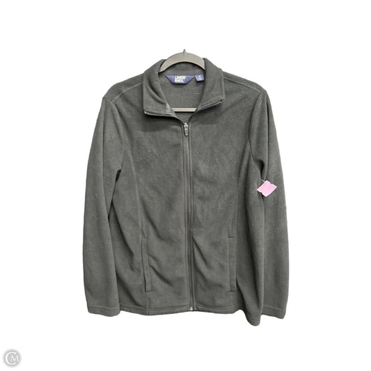 Jacket Fleece By Lands End In Black, Size: M