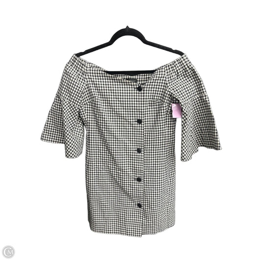 Dress Casual Short By Top Shop In Checkered Pattern, Size: S